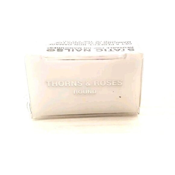 Static Nails THORNS AND ROSES Round Pop On Manicure 24pc Set 12 Sizes - Picture 3 of 4